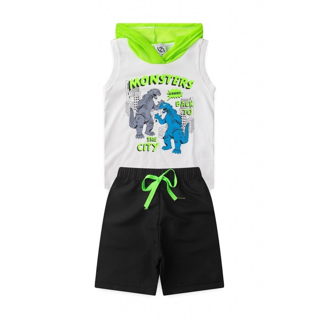 Conjunto Infantil Monstros: Estilo e Conforto!