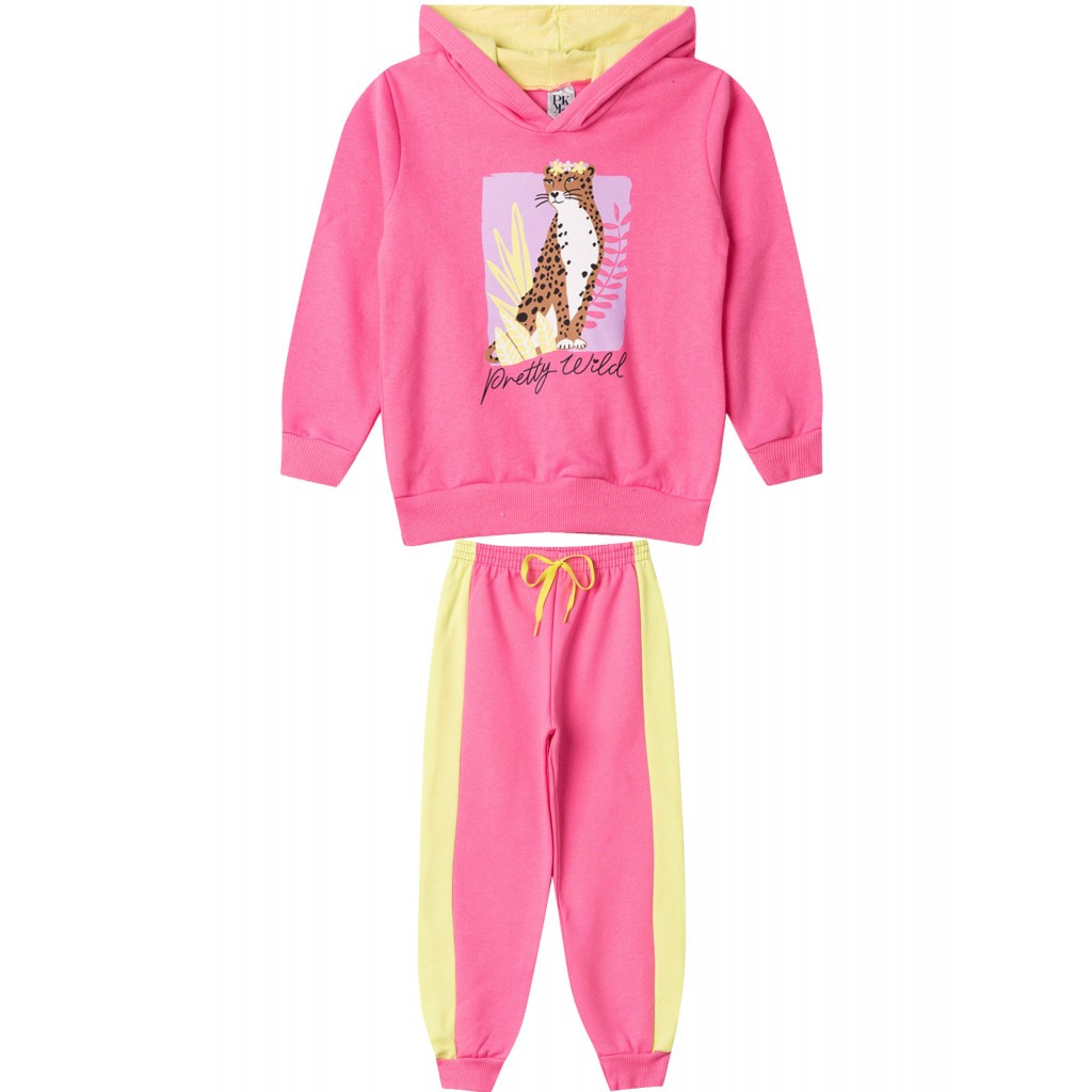 Conjunto Infantil Onça Rosa: Estilo e Conforto!