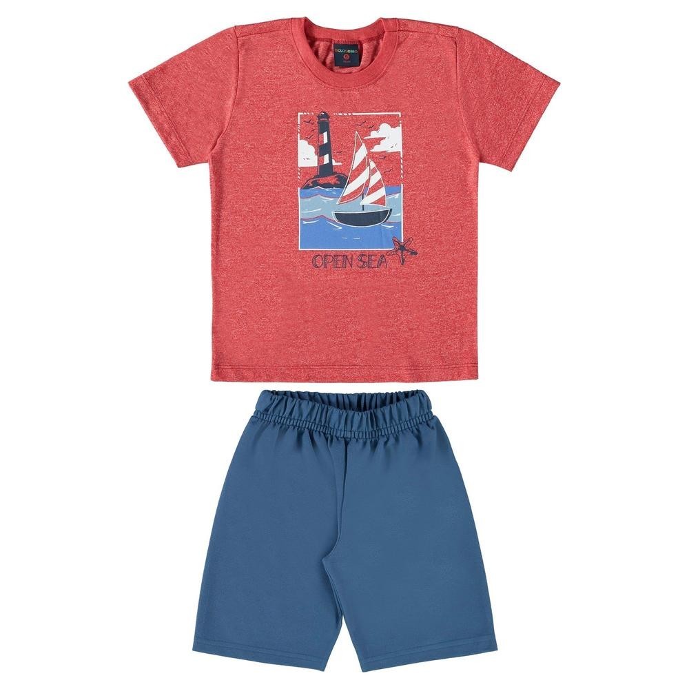 Conjunto Infantil Open Sea: Aventura e Estilo!
