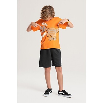 Conjunto Infantil Roar Some: Estilo e Conforto!