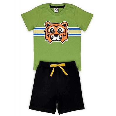Conjunto Infantil Tigre Militar: Aventura e Estilo!