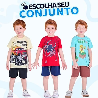 Conjunto Infantil Verão: Conforto e Estilo!