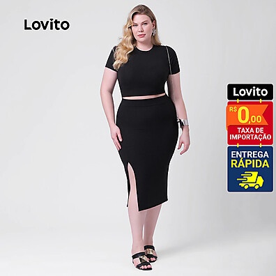 Conjunto Lovito Plus Size: Elegância e Conforto!