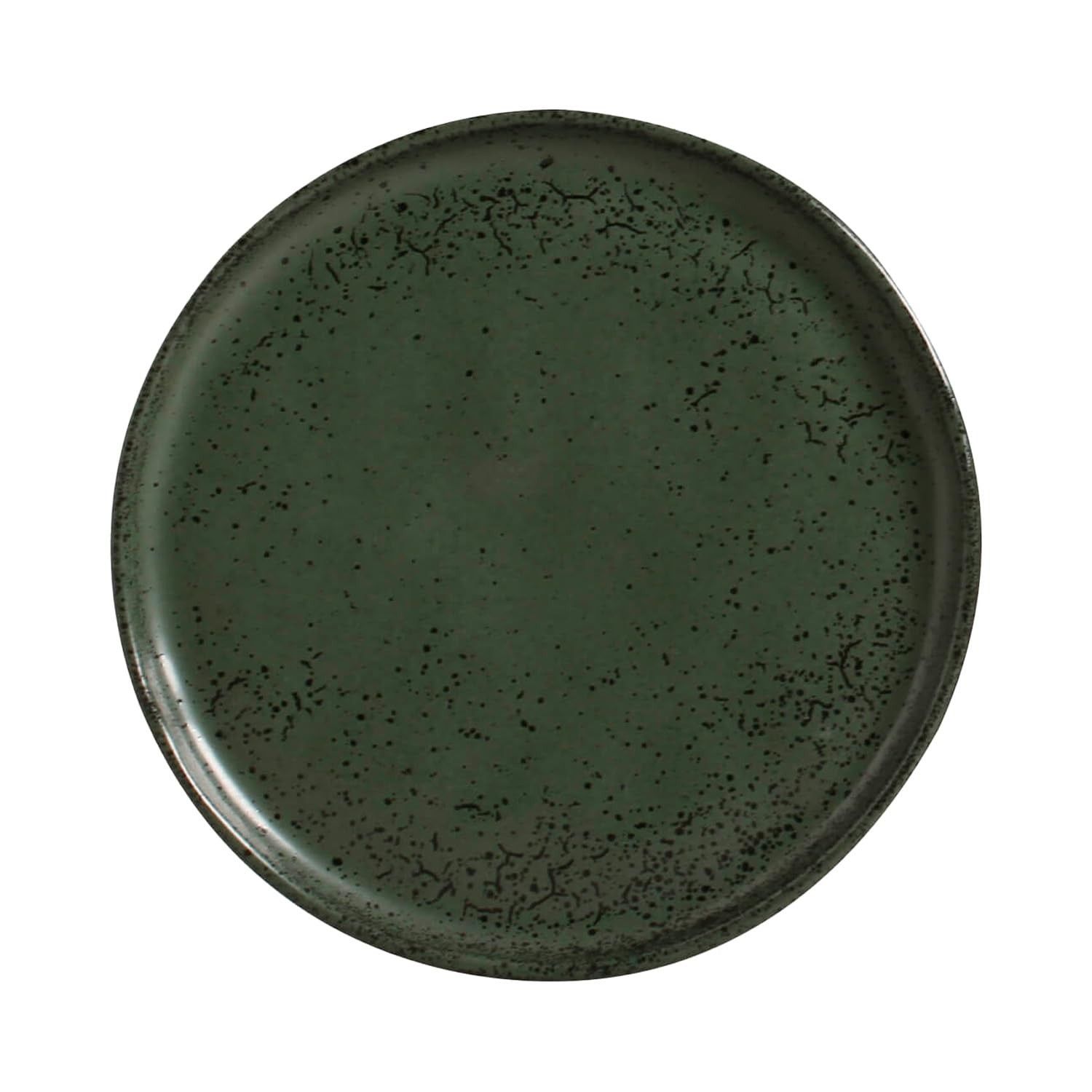 Conjunto com 6 Pratos de Sobremesa Bio Greenery - Porto Brasil | Seguro para Microondas e Lava-Louças