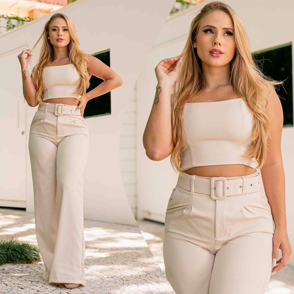 Conjunto Pantalona Alfaiataria: Elegância e Conforto