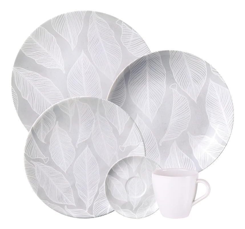 Conjunto de Talheres Premium em Porcelana Resistente - Ideal para Refeições Diárias