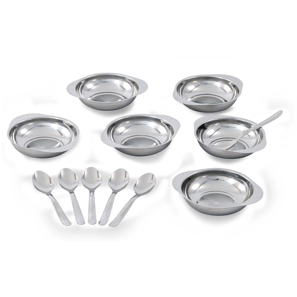 Conjunto para Sobremesa Brinox Jornata 12 Peças: Elegância em Aço Inox