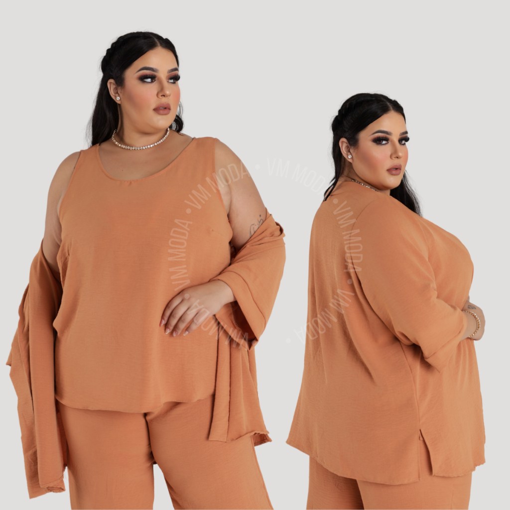 Conjunto Plus Duna 3 Peças: Elegância e Conforto