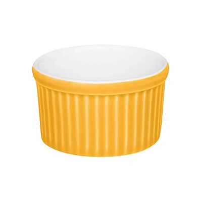 Conjunto Ramequin Oxford Amarelo – 3 Peças de Porcelana