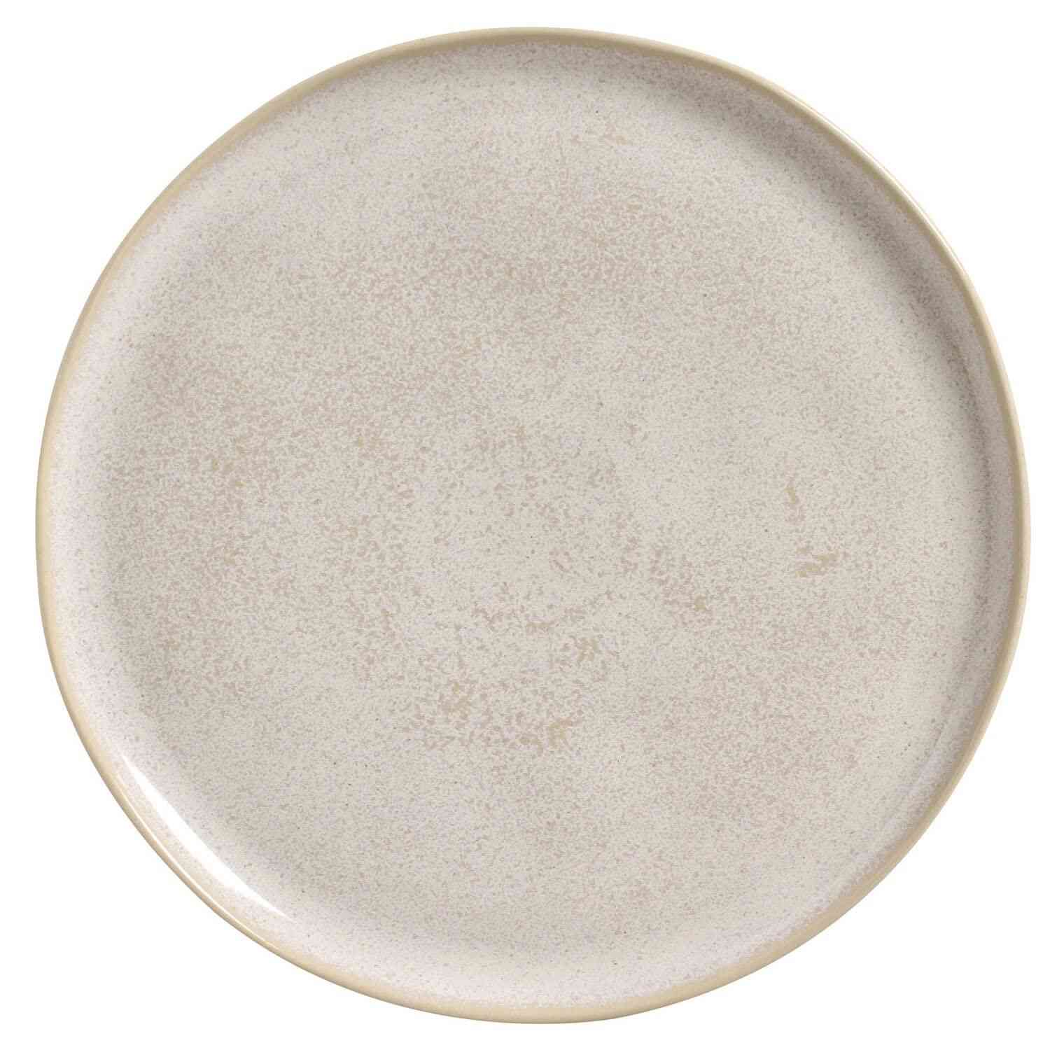 Conjunto com 6 Pratos Raso Bio Latte 29cm - Porto Brasil | Seguro para Microondas e Lava-Louças