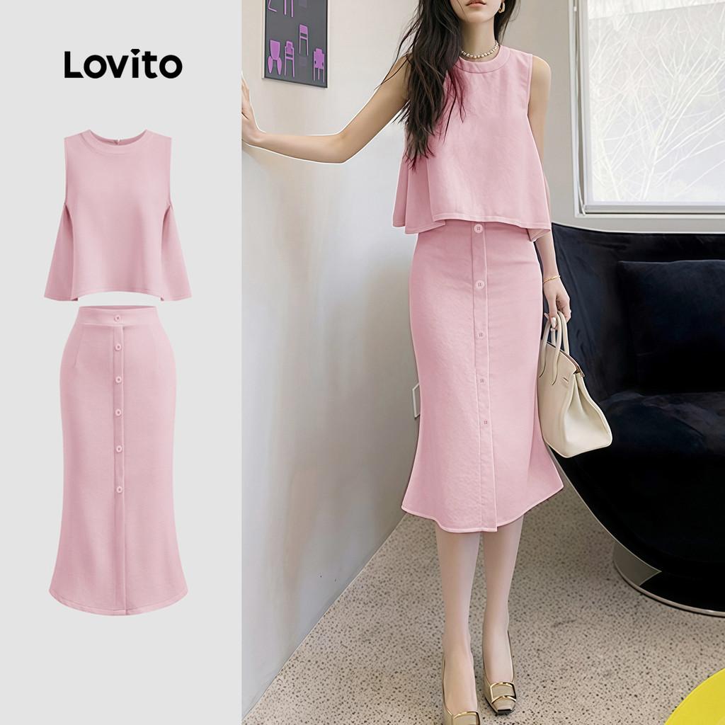 Conjunto Saia Plissada Lovito: Moda Casual e Confortável