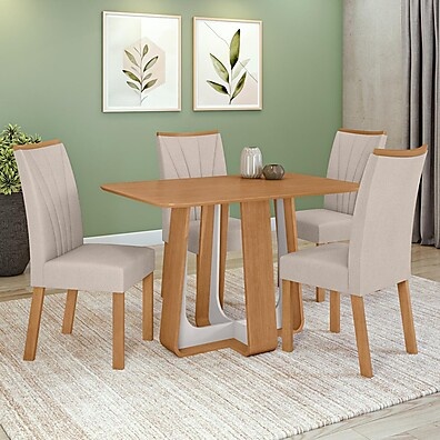Conjunto Sala de Jantar Easy Pop: Elegância e Conforto em Cada Detalhe