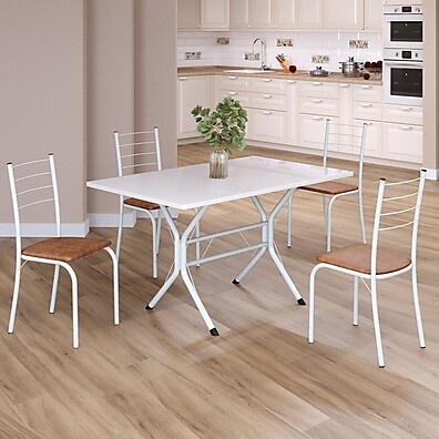 Conjunto Sala de Jantar Rio: Elegância e Praticidade em 4 Lugares