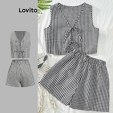 Conjunto Xadrez Lovito: Estilo Casual e Conforto!