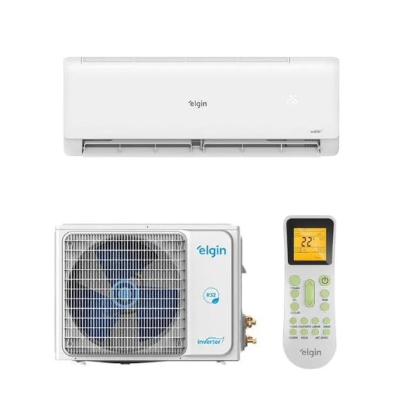 Ar Condicionado Split Elgin Eco II Connect Inverter 24.000 Btus Wi-Fi Quente e Frio 220V