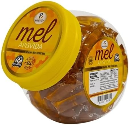 APISVIDA, Apis Vida Mel Puro 800g Contém Aproxim. 180 Sachês