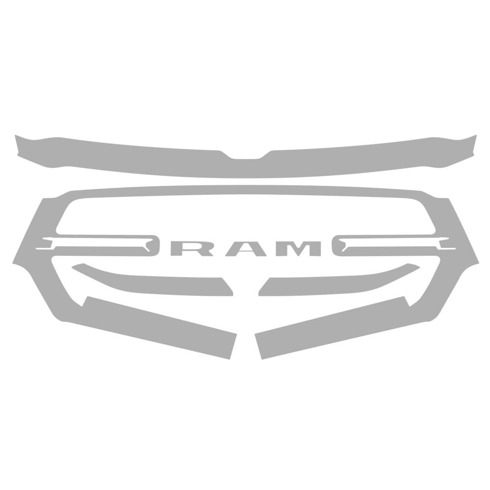 Vicrez Kit PPF Pré-Cortado para Ram 1500 - Proteção Total Contra Arranhões e Riscos