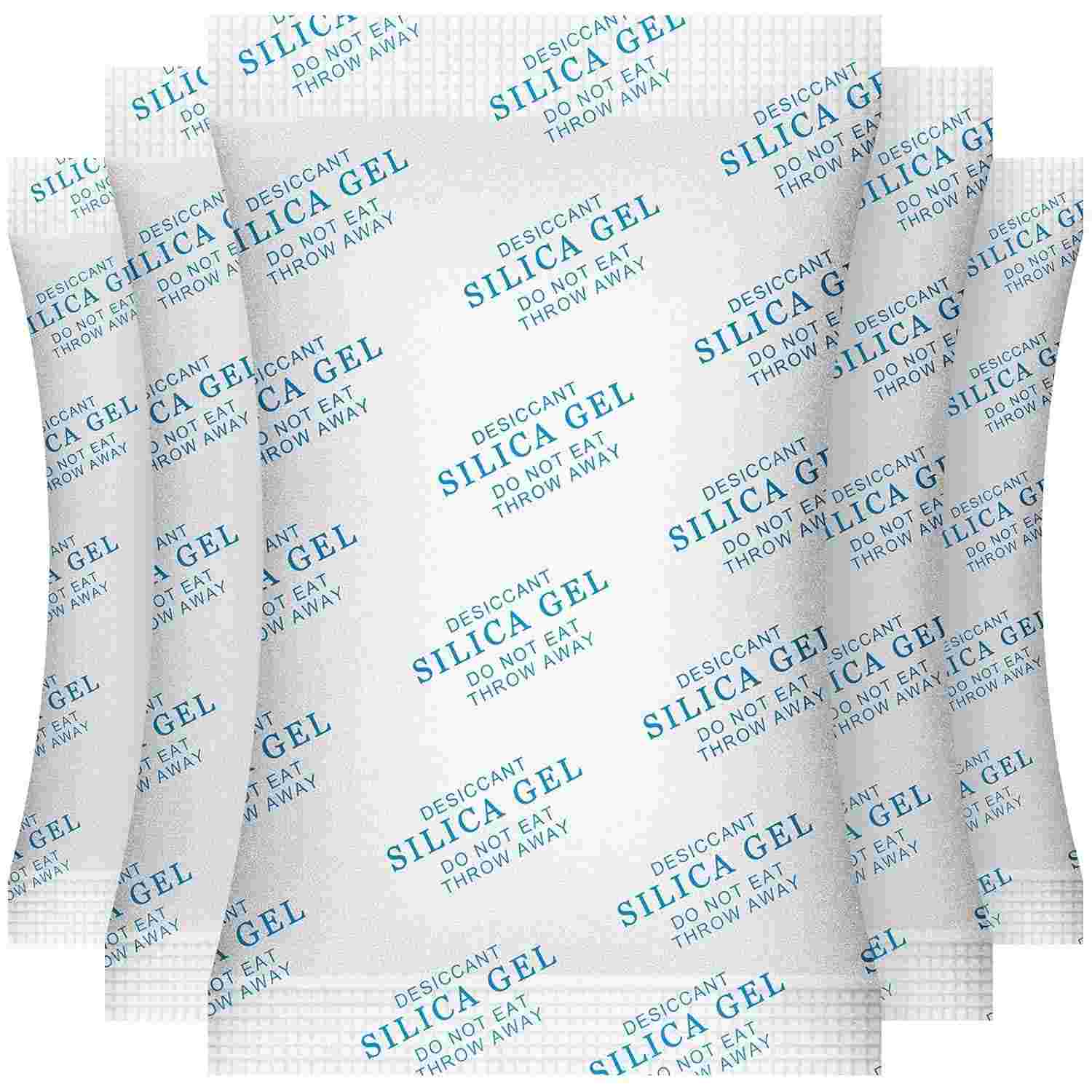 Sílica Gel Dessecante 10x100g - Controle de Umidade Anti-Mofo para Armários e Guarda-Roupas