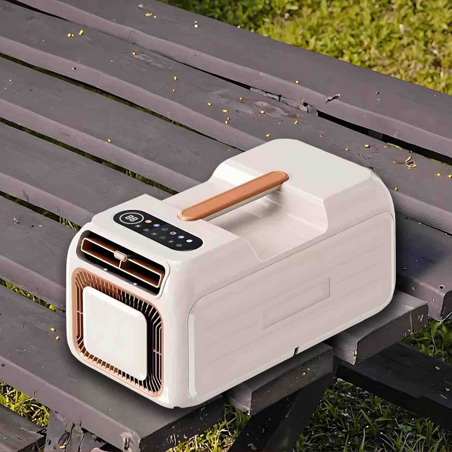 Ar-condicionado Portátil 4500 BTU com Controle por Voz | Resfriamento Rápido e Silencioso para Casa e Escritório