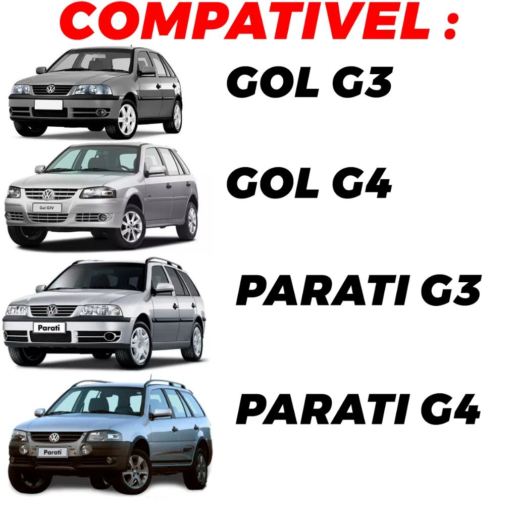 Retrovisor Gol Parati Saveiro G3/G4 com Controle