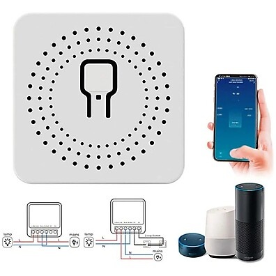 Controle Inteligente Wi-Fi 16A – Automatize Sua Casa com Voz e App