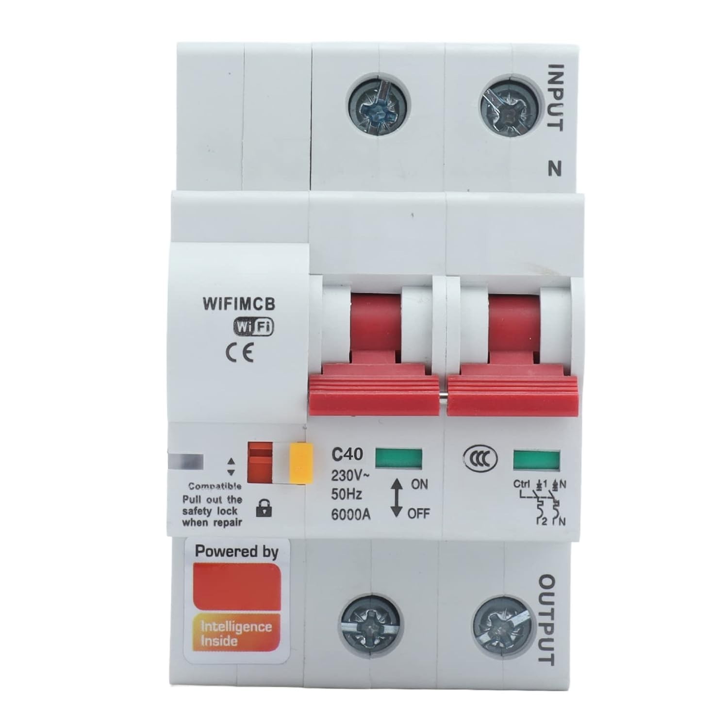 Disjuntor Inteligente WiFi 2P 40A: Controle Remoto e Proteção Avançada