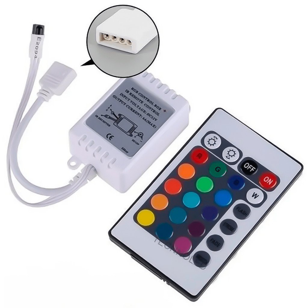 Controle RGB LED 12V: Ilumine com Cores e Efeitos!