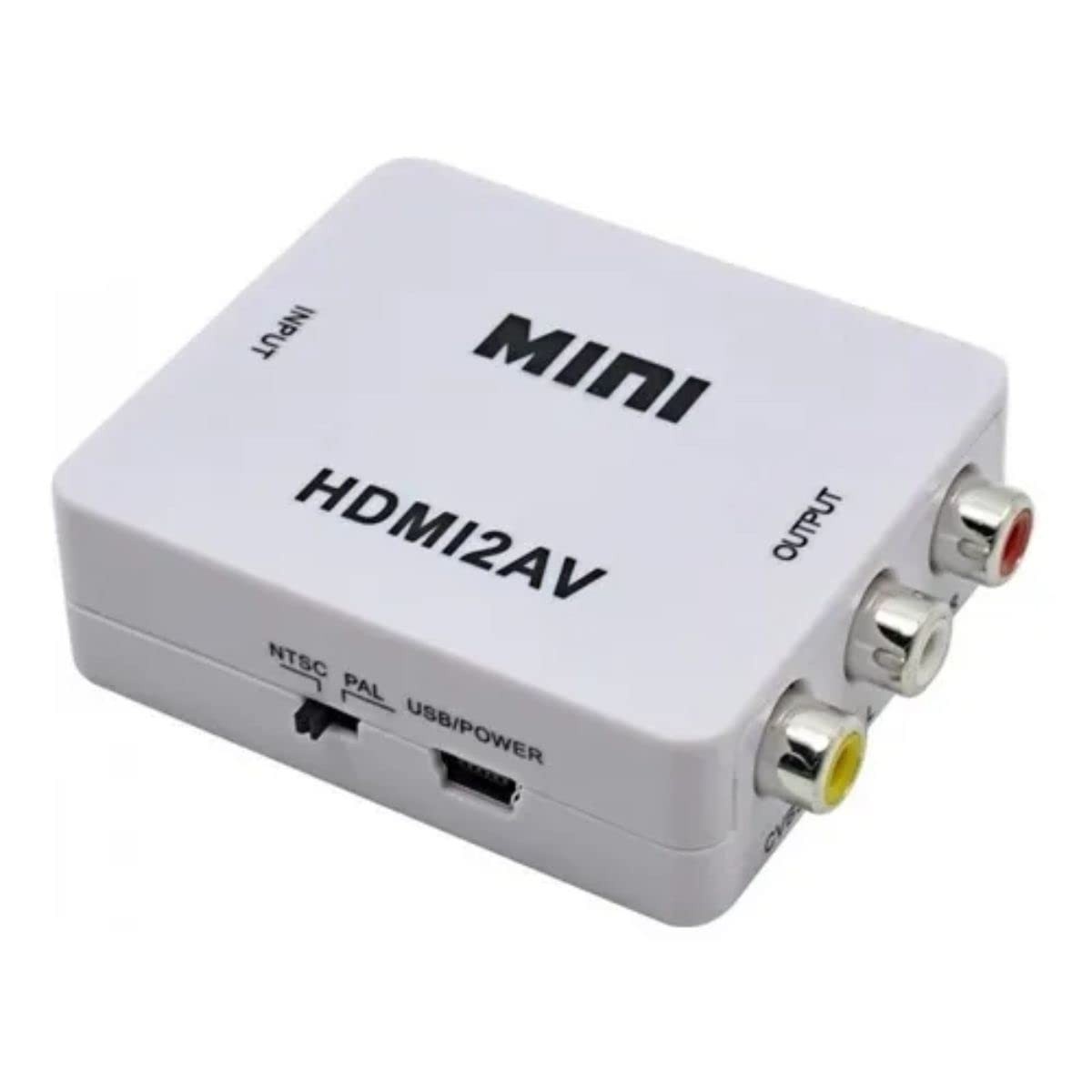 Conversor HDMI para RCA: Reviva suas TVs Antigas com Imagem 1080p!