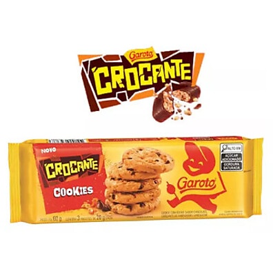 Cookies Crocante Garoto: 60g de Pura Delícia!