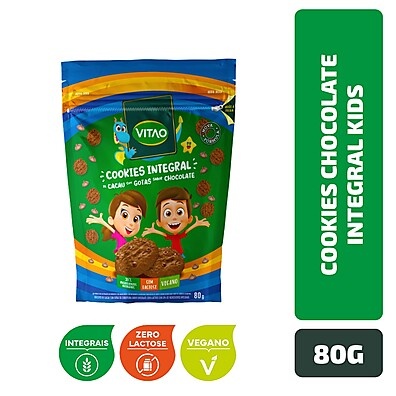 Cookies Integral Kids: Lanche Saudável e Zero Lactose!