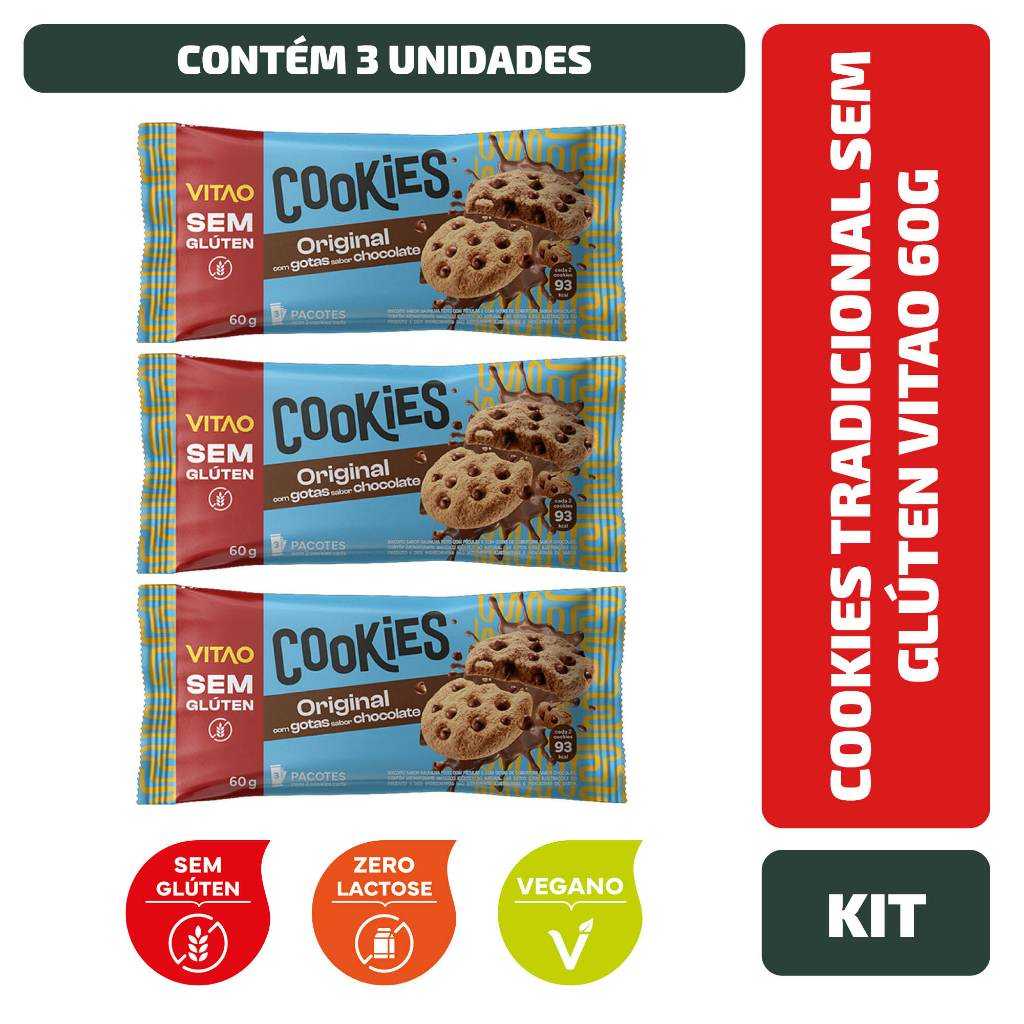 Cookies Sem Glúten Vitao: Sabor e Inclusão!