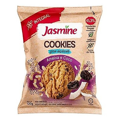 Cookies Zero Açúcar Jasmine: Ameixa, Coco e Sabor!