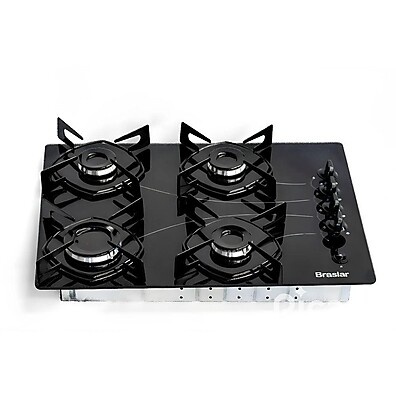 Cooktop 4 Bocas Braslar Pop: Potência e Design em Sua Cozinha
