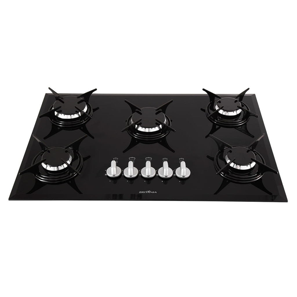 Cooktop 5 Bocas Britânia: Cozinhe com Praticidade!