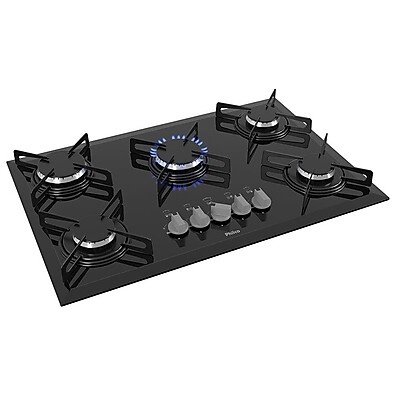 Cooktop a Gás Philco 5 Bocas Chef: Potência e Design