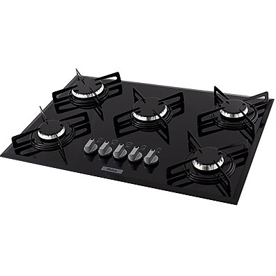 Cooktop a Gás Philco 5 Queimadores: Potência e Design na Sua Cozinha