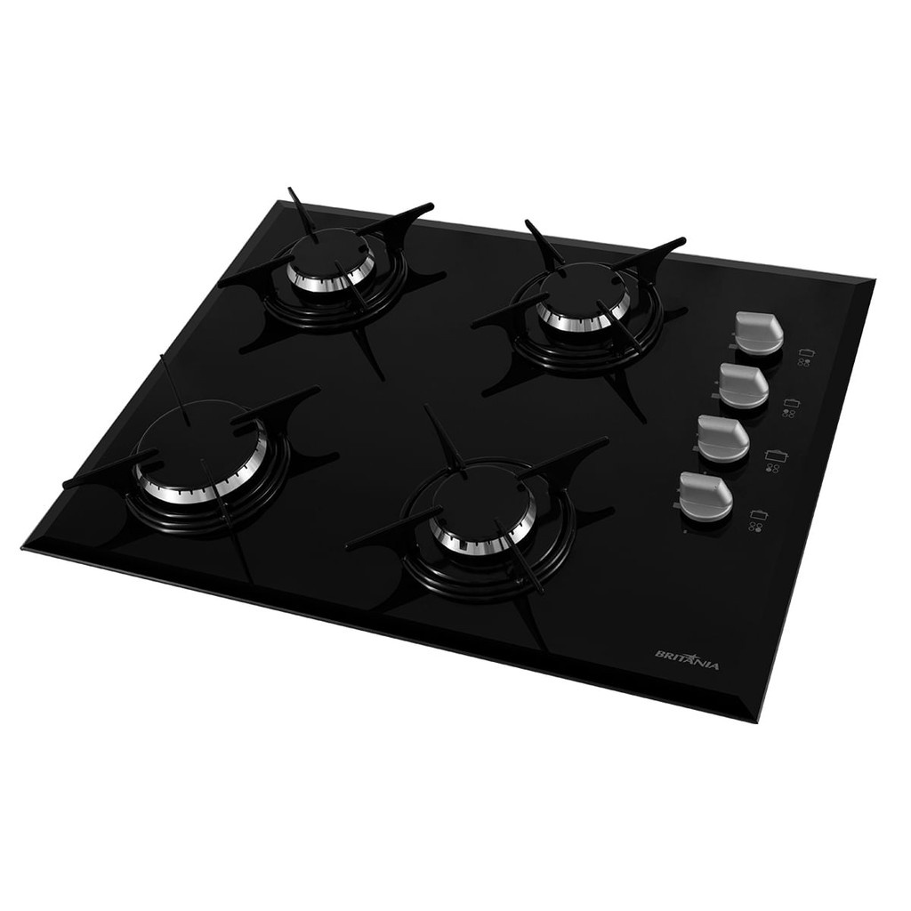 Cooktop Britânia 4 Bocas: Cozinhe com Praticidade!