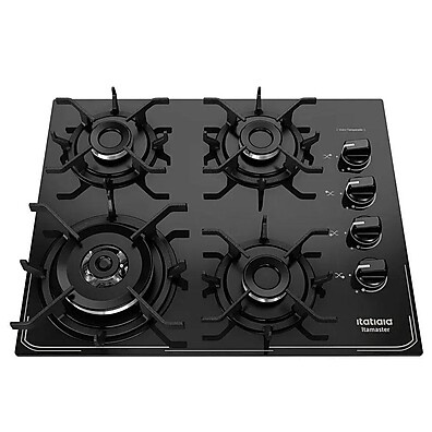 Cooktop Itatiaia Itamaster 4 Bocas Preto – Potência e Design