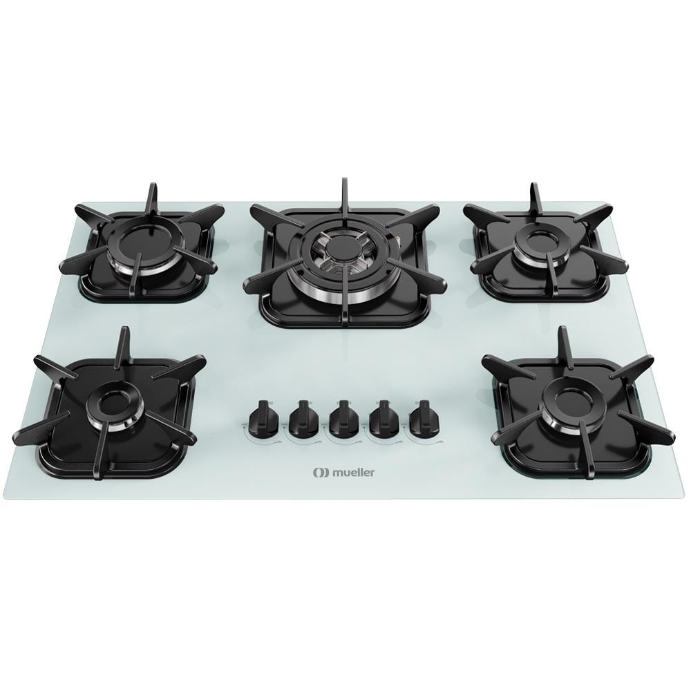 Cooktop Mueller 5 Bocas: Potência e Elegância
