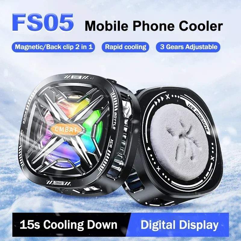 Cooler para Celular FS05: Jogue Sem Travar!