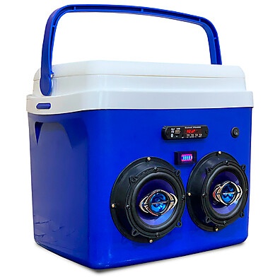 Cooler Térmica com Som Bluetooth 32L – Festa Gelada com 100W de Potência
