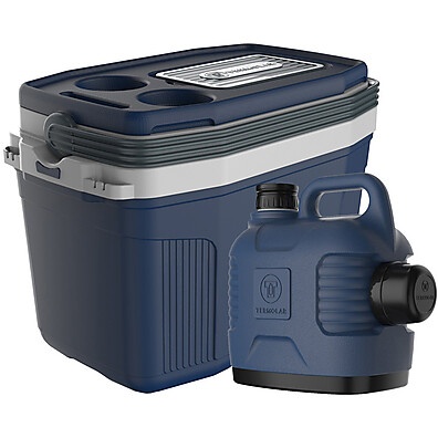 Cooler Térmico 20L + Garrafão 5L: Sua Praia Perfeita!