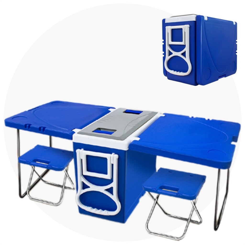 Cooler Térmico 5 em 1: Praia, Camping e Mais!