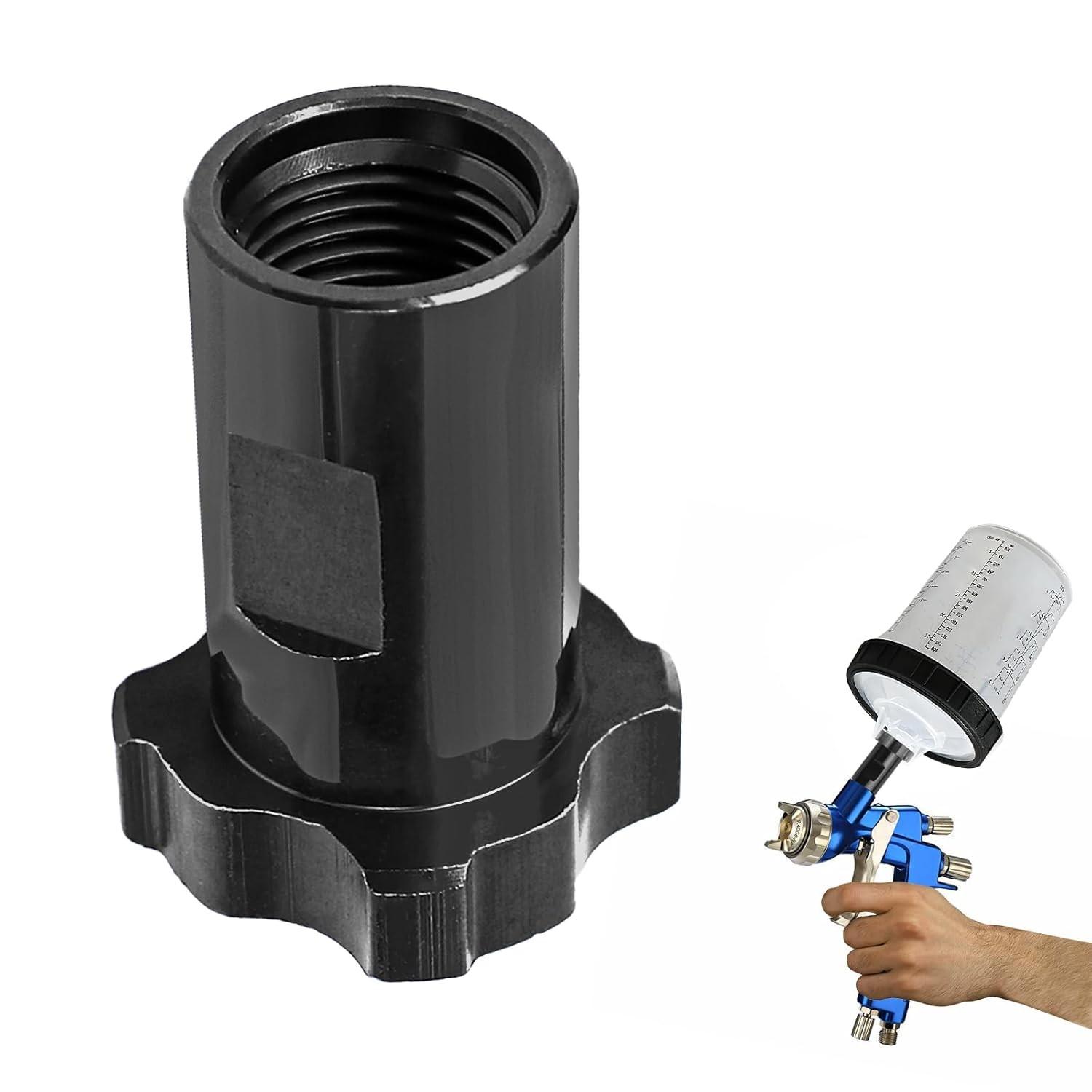 Adaptador de Copa para Pistola de Pintura Hovom 16mm - Conexão Fêmea para Sistema Master Elite