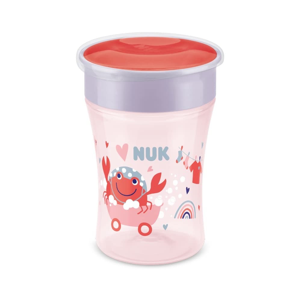 Copo Antivazamento 360º NUK Magic Cup Rosa - Segurança e Conforto para Beber com Estilo