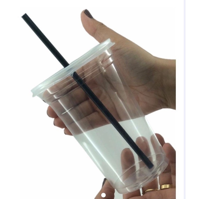 Copo 500 ml com Tampa X para Sucos e Bebidas - Chocobraz