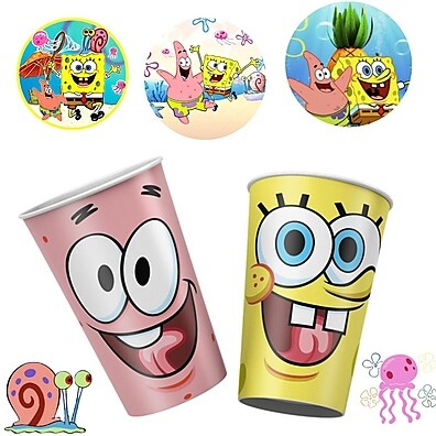 Copo Bob Esponja 180ml Regina – Ideal para Festa Infantil!