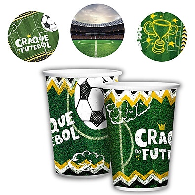 Copo Descartável Futebol Regina 180ml