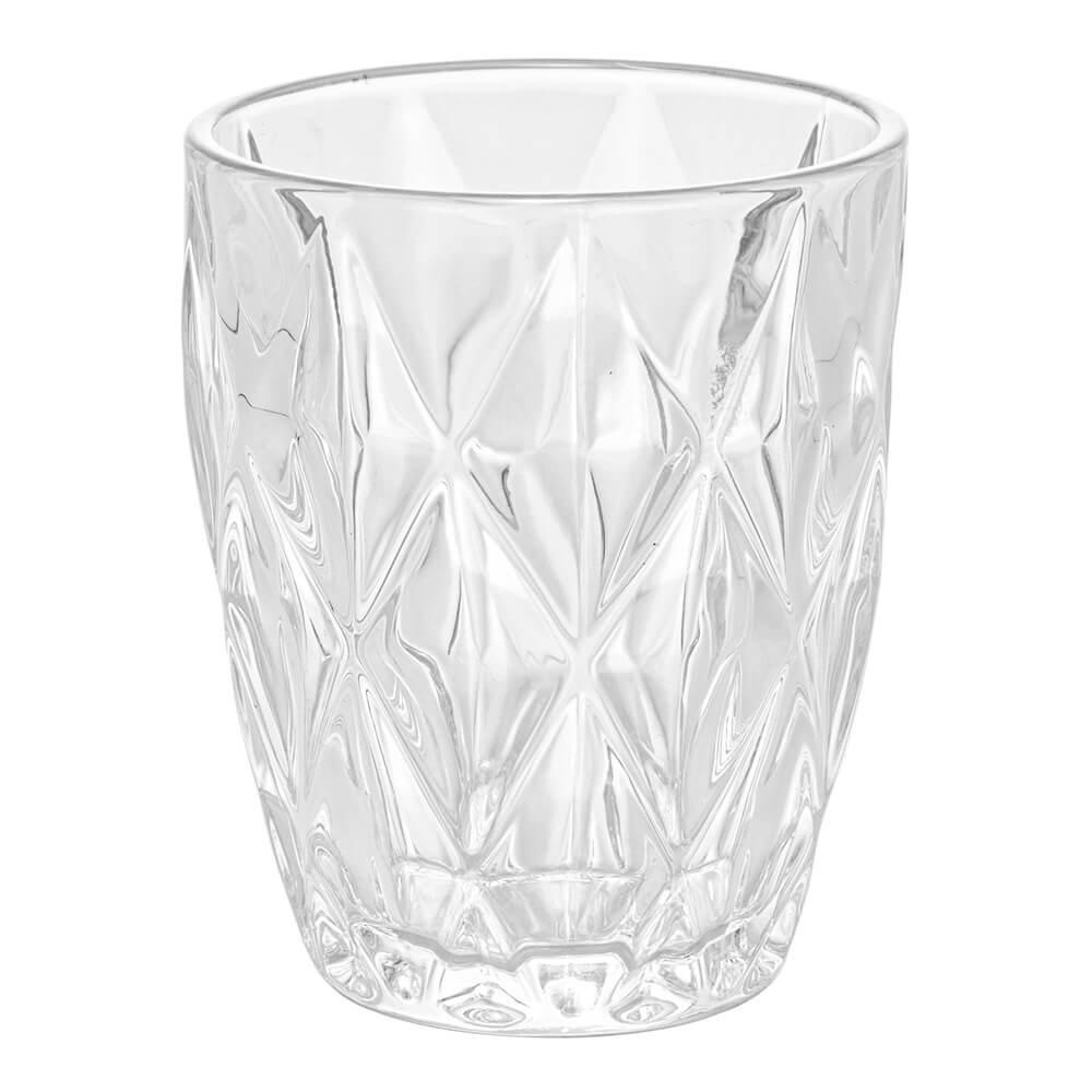Copo Diamond 270ml: Elegância em Vidro