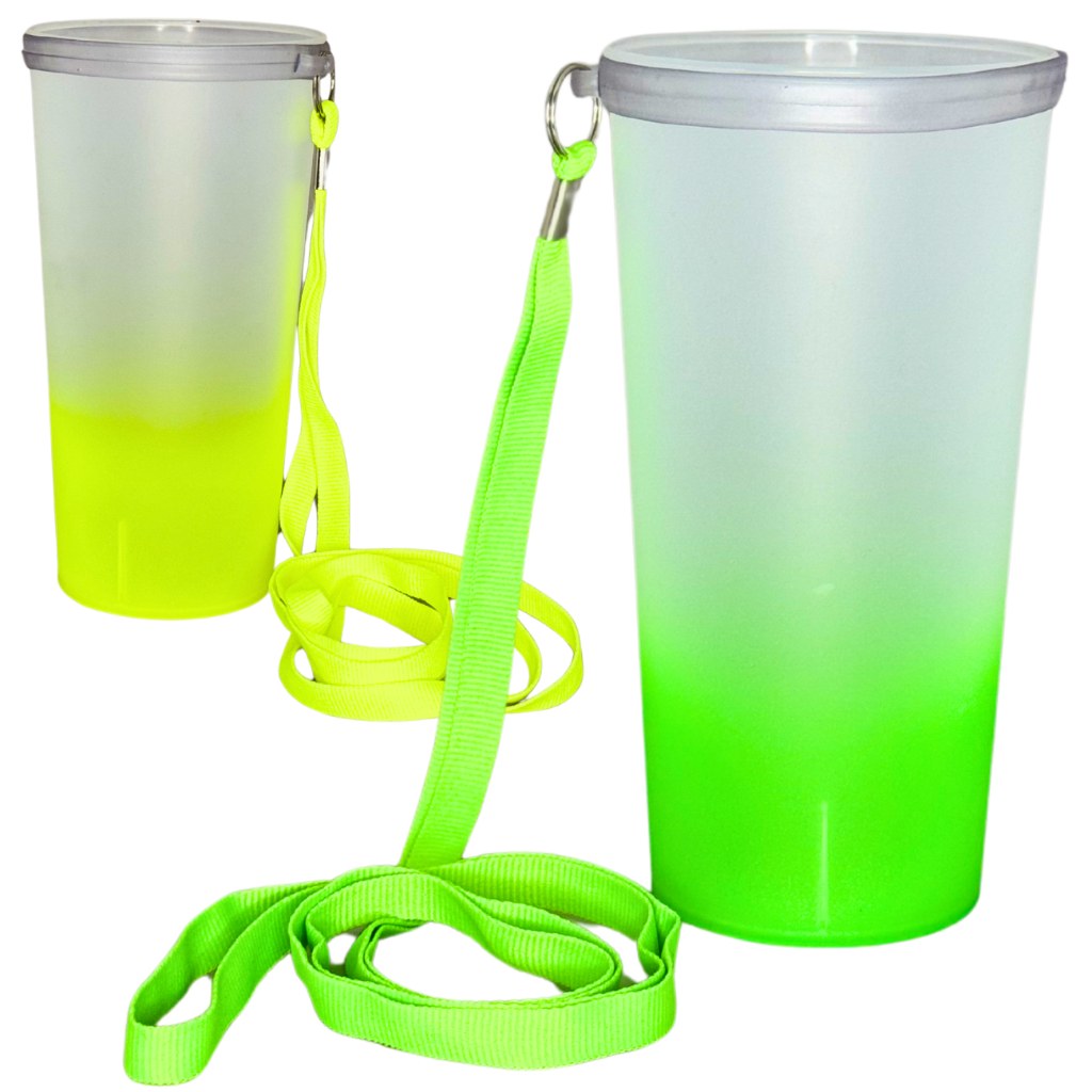 Copo Eco Plástico 550ml Degradê – 25 Unidades